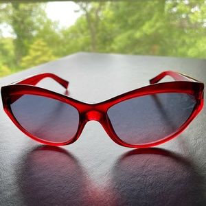 Alain Mikli Red CatEye HandMade Sunglasses